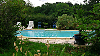 Piscine pour moment de d&eacute;tente